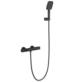 Смеситель для ванны и душа Kohr Thermostatic Sun 1WN180303DB-0000A с термостатом чёрный